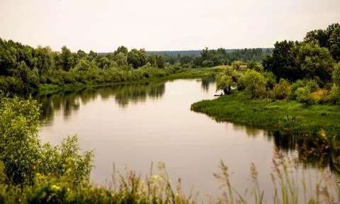 Very beautiful river Stock Photos