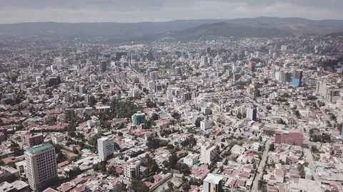 A very beautiful view of one part of Addis Ababa city Stock Footage 109343185