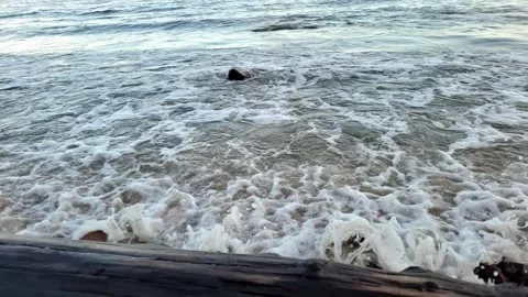 Very beautiful view of waves in slow motion 動画素材 332717906