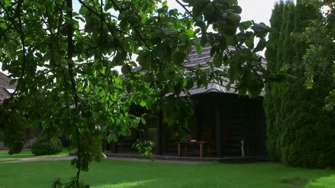 Very beautifully maintained elite yard Stock Footage 248847360