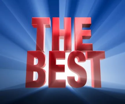 The very best! Illustrazione stock
