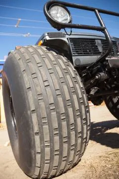 Very big wheel! Stock Photos