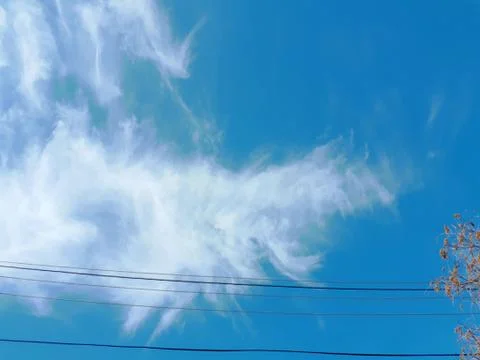 Very blurred image of the cloud Stock Photos