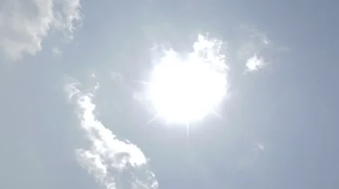 Very bright sun Stock Footage 43861405