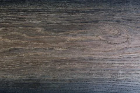 Very dark texture of black shine wood. Oak. Stock Photos