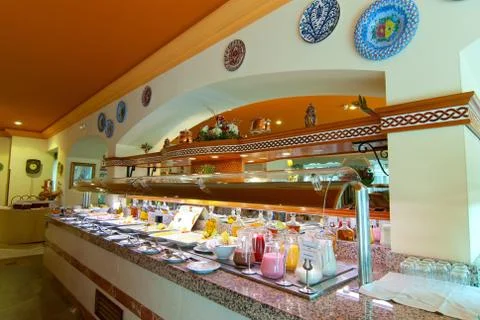 Very delicious breakfast buffet Stock Photos