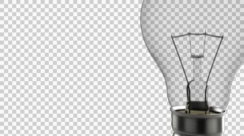 Very detailed light bulb Stock Footage 50443941