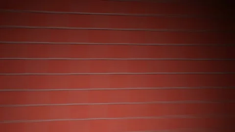 Very fast camera rotation around its axis in a place with 4 dimly lit brick w Video stock 101106860