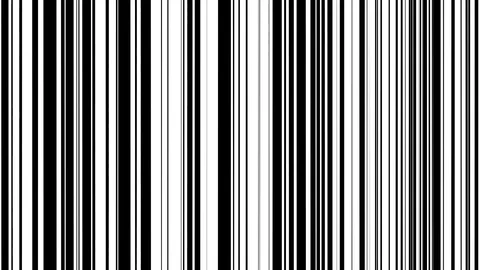 Very Fast Random Bar Lines Barcode Stream Vertical Blackouts Pattern Loop Stock Footage 118985716