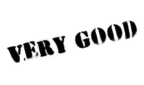 Very Good rubber stamp Stock Illustration