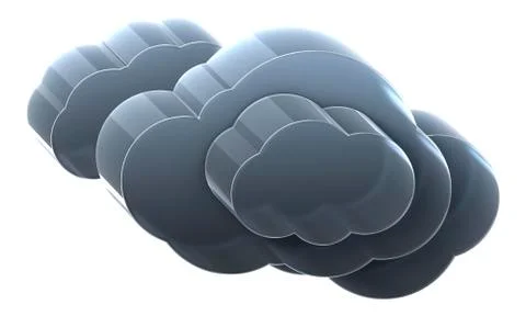 Very heavy cloud. Stock Illustration