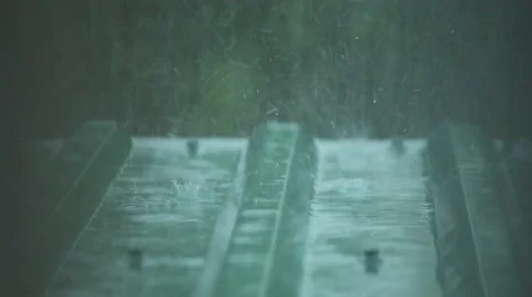 Very heavy rain Stock Footage 51655849