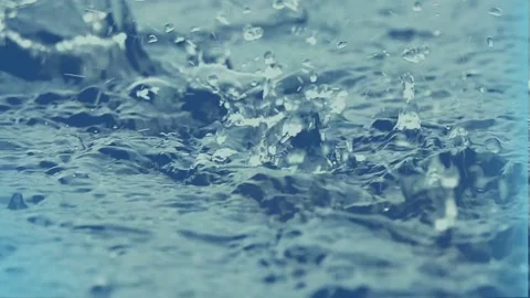 Very Heavy Raindrops Stock Footage 233555899