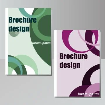 Very high high quality original brochure design for business or Stock Illustration