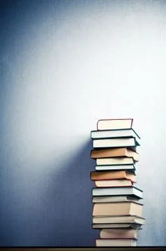 Very high stack of books 写真素材
