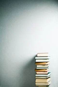 Very high stack of books Stock Photos