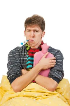 Very ill man Foto stock