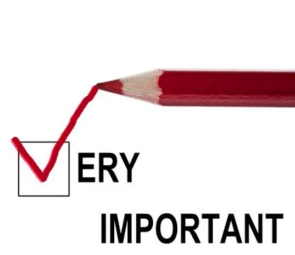 Very important message Stock Photos