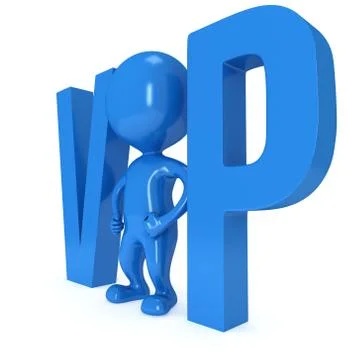 Very important person 3D Stock Illustration