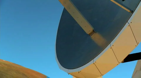 Very Large Array Dish Close-up Stock Footage 629971