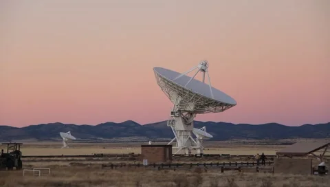 Very Large Array Dolly Stock Footage 1079714