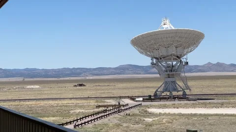 Very Large Array New Mexico, National Radio Astronomy Observatory near Socorro Stock Footage 324917592