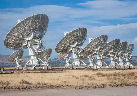 The Very Large Array Radio Astronomy Observatory Stock Photos