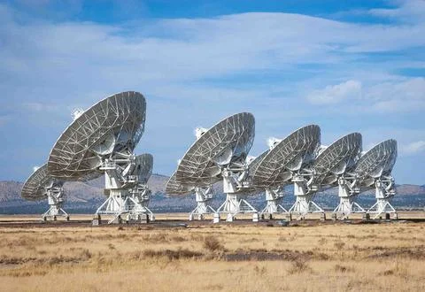The Very Large Array Radio Astronomy Observatory 写真素材