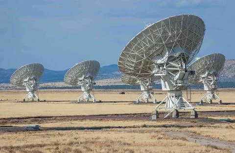 The Very Large Array Radio Astronomy Observatory Stock Photos