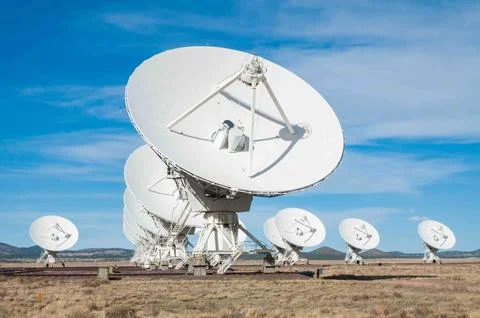 The Very Large Array Radio Astronomy Observatory Stock Photos