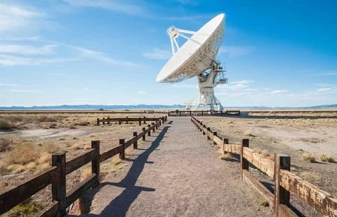 The Very Large Array Radio Astronomy Observatory 写真素材
