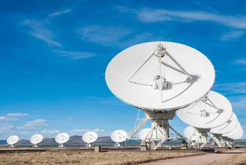 The Very Large Array Radio Astronomy Observatory Stock Photos