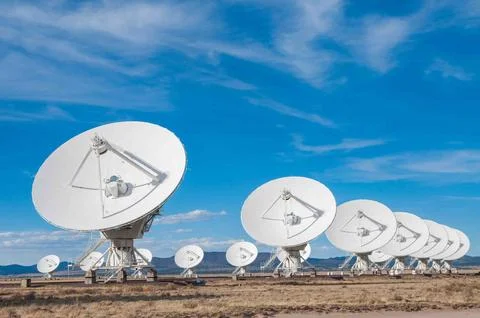 The Very Large Array Radio Astronomy Observatory Stock Photos