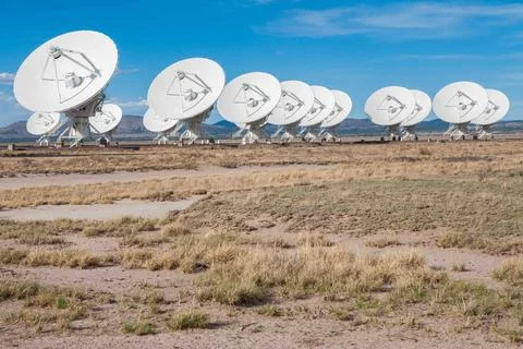 The Very Large Array Radio Astronomy Observatory Stock Photos