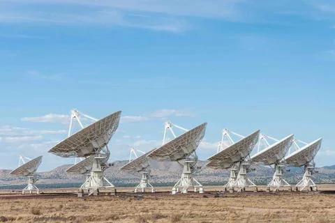 The Very Large Array Radio Astronomy Observatory Stock Photos