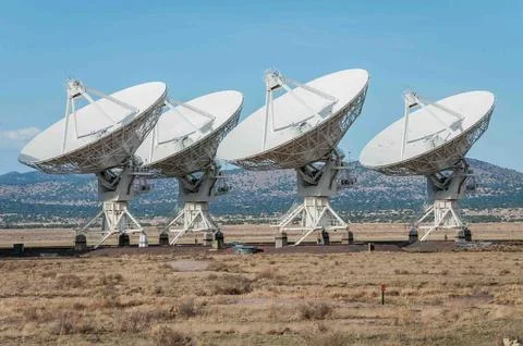The Very Large Array Radio Astronomy Observatory Stock Photos