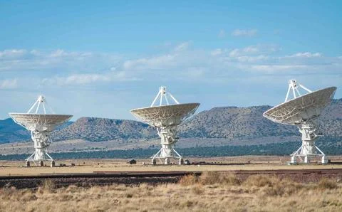 The Very Large Array Radio Astronomy Observatory Stock Photos