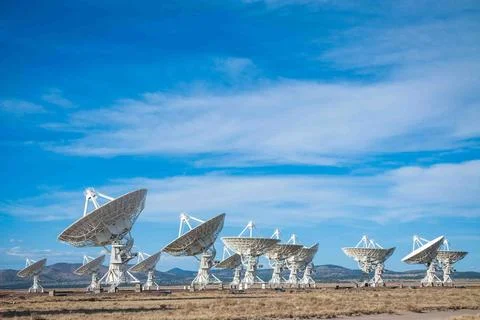 The Very Large Array Radio Astronomy Observatory Stock Photos