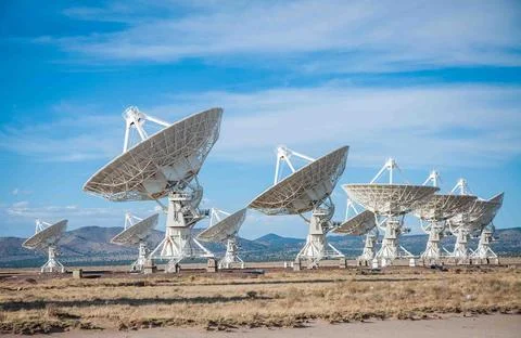 The Very Large Array Radio Astronomy Observatory Stock Photos