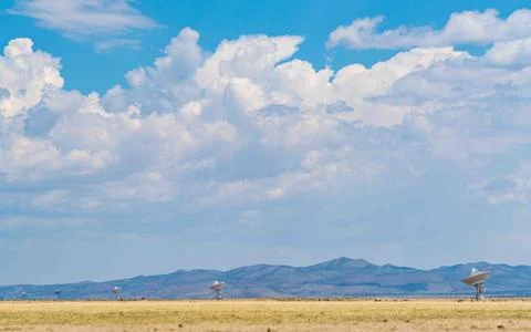 The Very Large Array Radio Astronomy Observatory Stock Photos