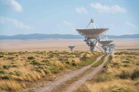The Very Large Array Radio Astronomy Observatory 写真素材