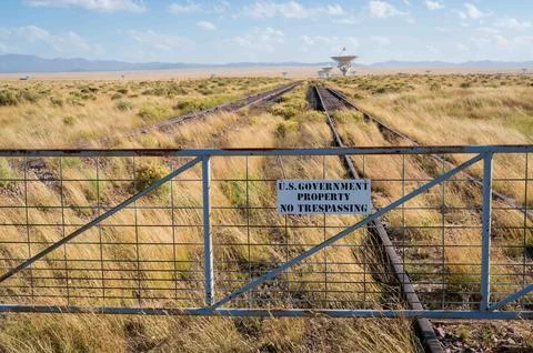 The Very Large Array Radio Astronomy Observatory Stock Photos