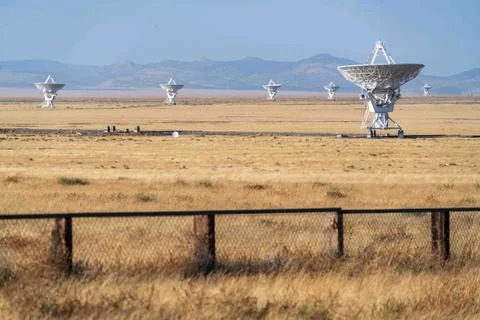 The Very Large Array Radio Astronomy Observatory Stock Photos