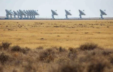 The Very Large Array Radio Astronomy Observatory Stock Photos