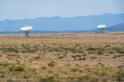 The Very Large Array Radio Astronomy Observatory 写真素材