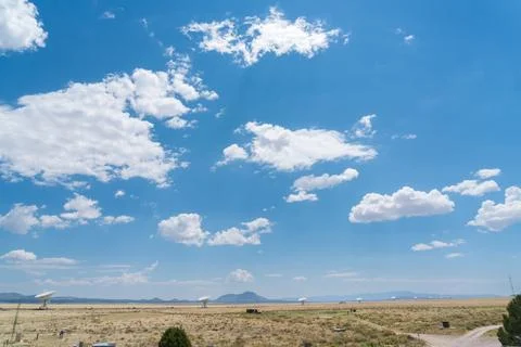 The Very Large Array Radio Astronomy Observatory Stock Photos
