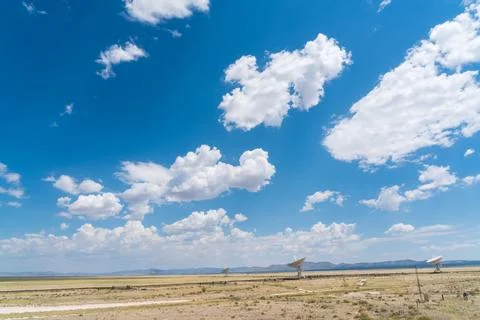 The Very Large Array Radio Astronomy Observatory Stock Photos