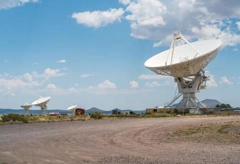 The Very Large Array Radio Astronomy Observatory 库存照片