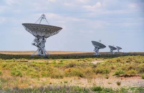 The Very Large Array Radio Astronomy Observatory Stock Photos