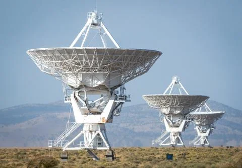 The Very Large Array Radio Astronomy Observatory 写真素材
